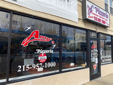 Amy's pizza hatboro - Saturday: 10am-11pm. Sunday: 10:30am-9pm. Store Address: Hatboro, PA, 19040. Phone Number: 215-442-7824. Contact Us. Best food around, especially the cheese steaks and pizza. View all Reviews. Welcome to Hatboro Pizza HP is located in the historic and quaint town of Hatboro at 213 N York rd and offers you the finest Italian American food made ... 